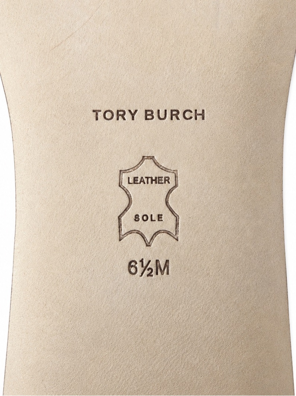 Tory Burch Eleanor Block Heel Slingback Sandal | New Ivory Gold Logo 6.5 - Picture 7 of 11